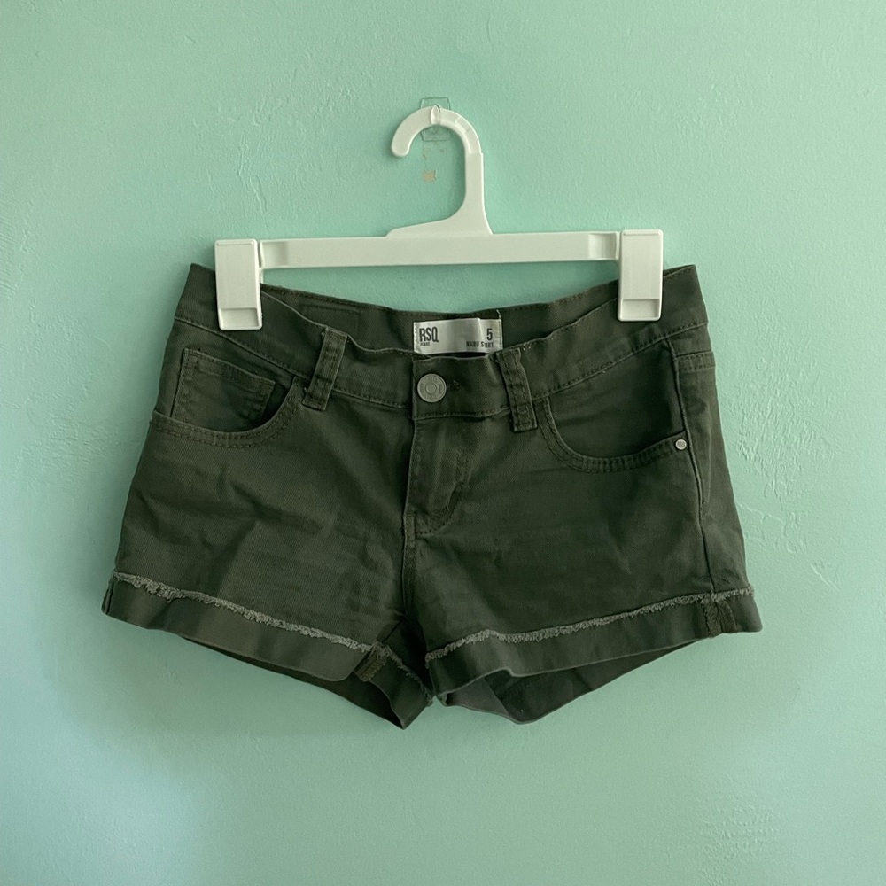 Army Green Jean Shorts!!